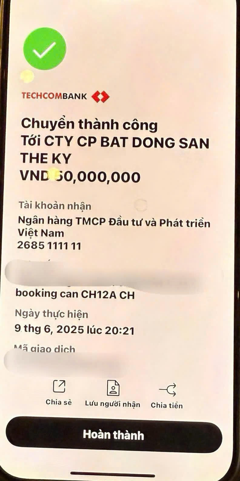 Nhiều khách hàng để chuyển khoản đặt cọc với sàn bất động sản để được giữ chỗ k1.jpg