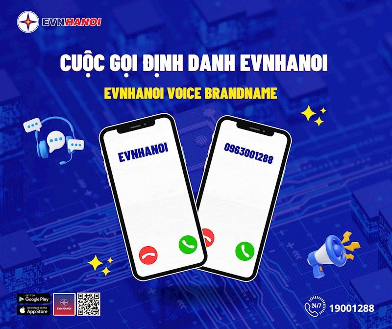 Cuộc gọi định danh EVNHANOI 