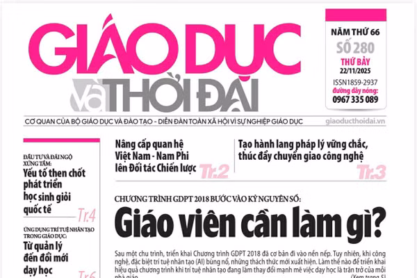 Tin tức báo in 22/11: Chính sách kịp thời cho nhân viên, giáo viên trường học