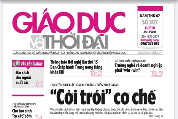 Tin tức báo in 24/12: 'Cởi trói' cơ chế về xét đặc cách thăng tiến nghề nghiệp