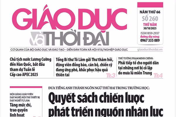Tin tức báo in 30/10: Quyết sách chiến lược phát triển nguồn nhân lực hội nhập