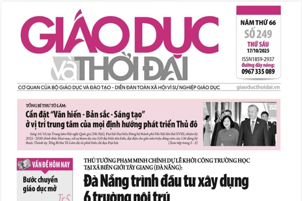 Tin tức báo in 17/10: 6 trường nội trú ở Đà Nẵng được đầu tư 1.500 tỷ đồng