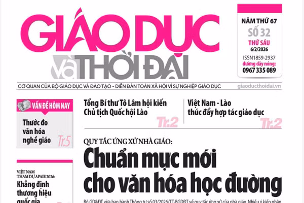 Tin tức báo in 6/2: Chuẩn mực mới cho văn hóa học đường
