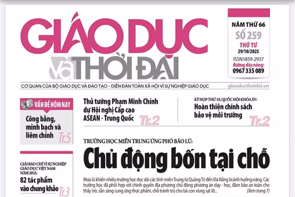 Tin tức báo in 29/10: Cần thực tâm, thực tài khi giao quyền tuyển dụng giáo viên