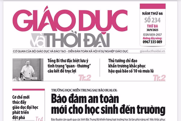 Tin tức báo in 30/9: Bảo đảm an toàn mới cho học sinh đến trường