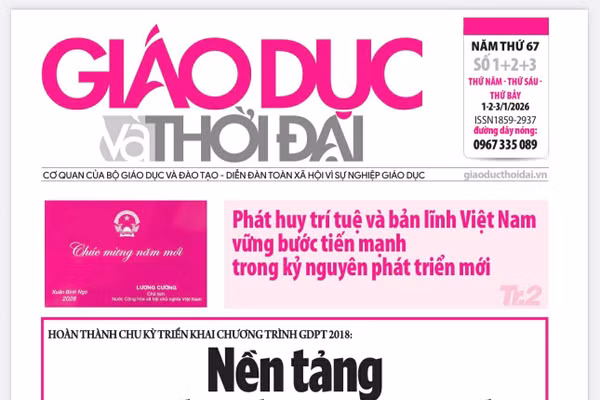 Tin tức báo in 1,2,3/1: Những chính sách 'chạm' vào bục giảng