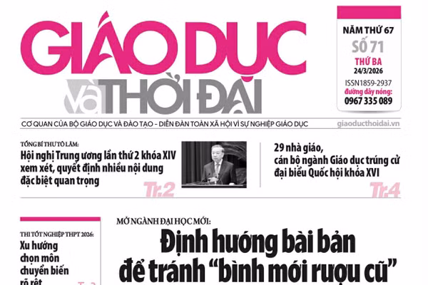 Tin tức báo in 24/3: Minh bạch hóa bữa ăn học đường