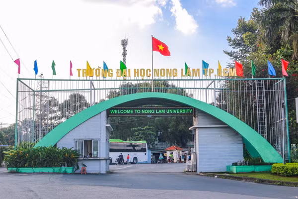 Cơ sở chính Trường Đại học Nông Lâm TPHCM.