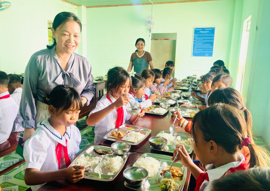 Học sinh bán trú tại Gia Lai. Ảnh minh họa.