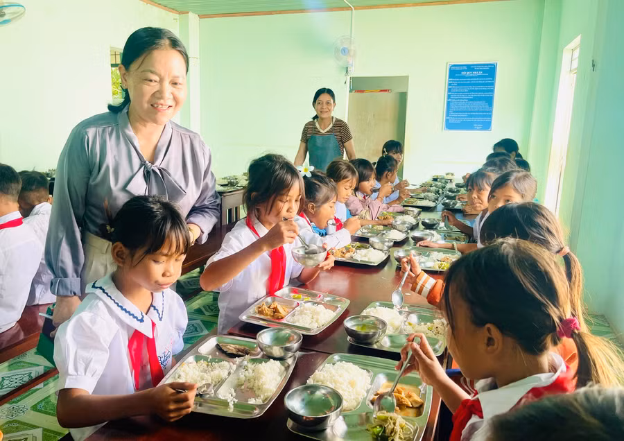 Học sinh bán trú tại Gia Lai. Ảnh minh họa.