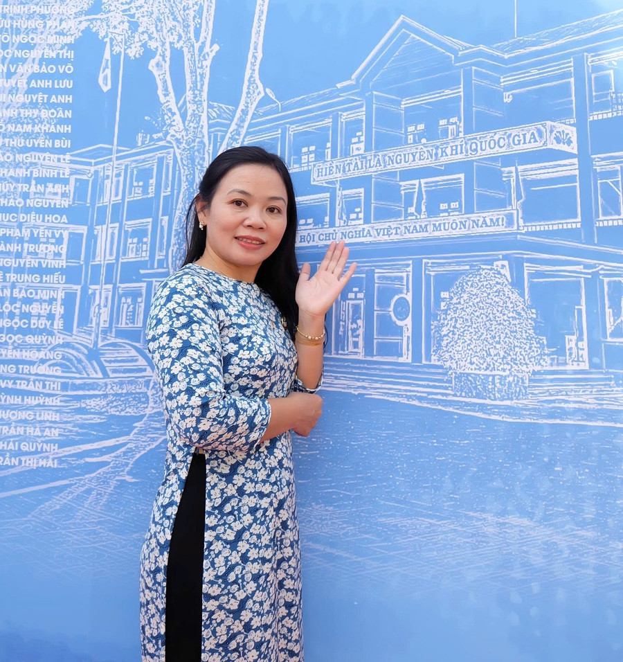 Cô Võ Thị Ngọc Ánh nhận xét đề thi được xây dựng khoa học, phù hợp với định hướng đổi mới. z6744743939305-03d3fc5369d1cdfc34b3f30318e6ba43.jpg
