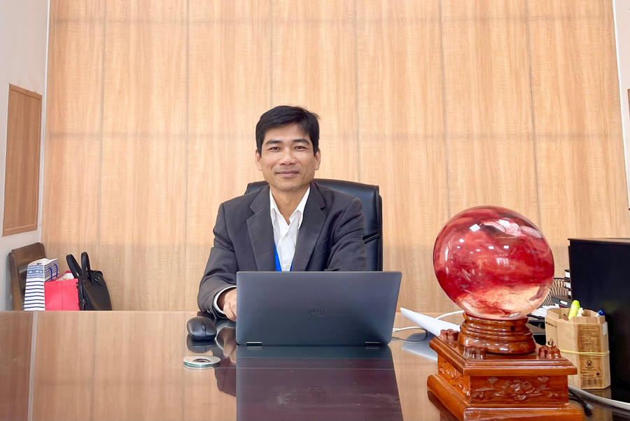 Thạc sĩ Phạm Văn Tường, Hiệu trưởng Trường Cao đẳng Kỹ thuật Công nghệ Quy Nhơn.
