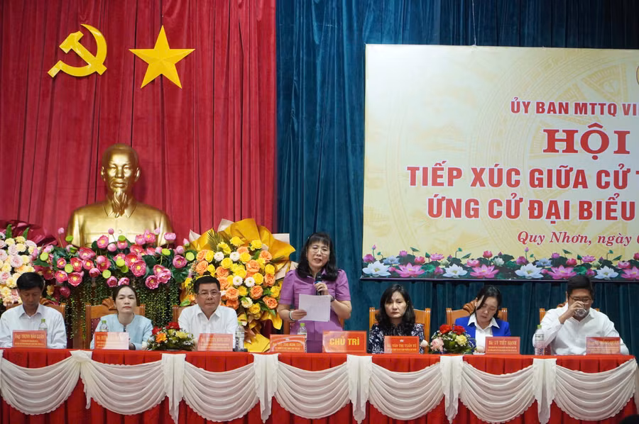 Hội nghị tiếp xúc giữa cử tri và các ứng cử viên đại biểu Quốc hội khóa XVI, nhiệm kỳ 2026 - 2031, đơn vị bầu cử số 1.