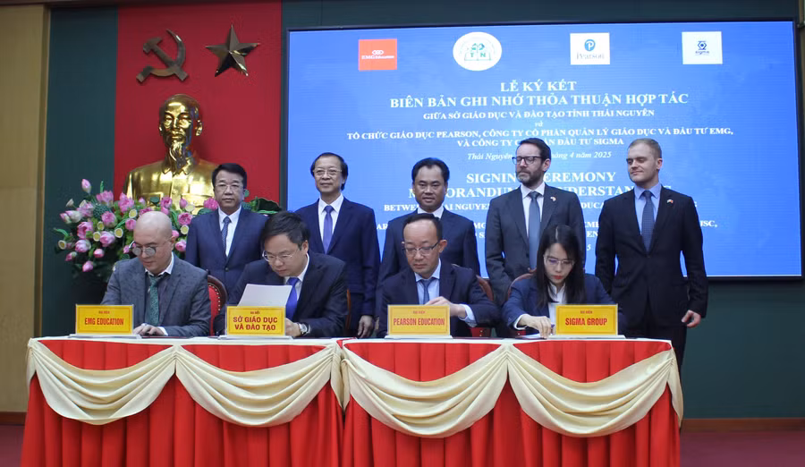 Chương trình ký kết hợp tác thúc đẩy đưa tiếng Anh trở thành ngôn ngữ thứ hai trong trường học tại Thái Nguyên.