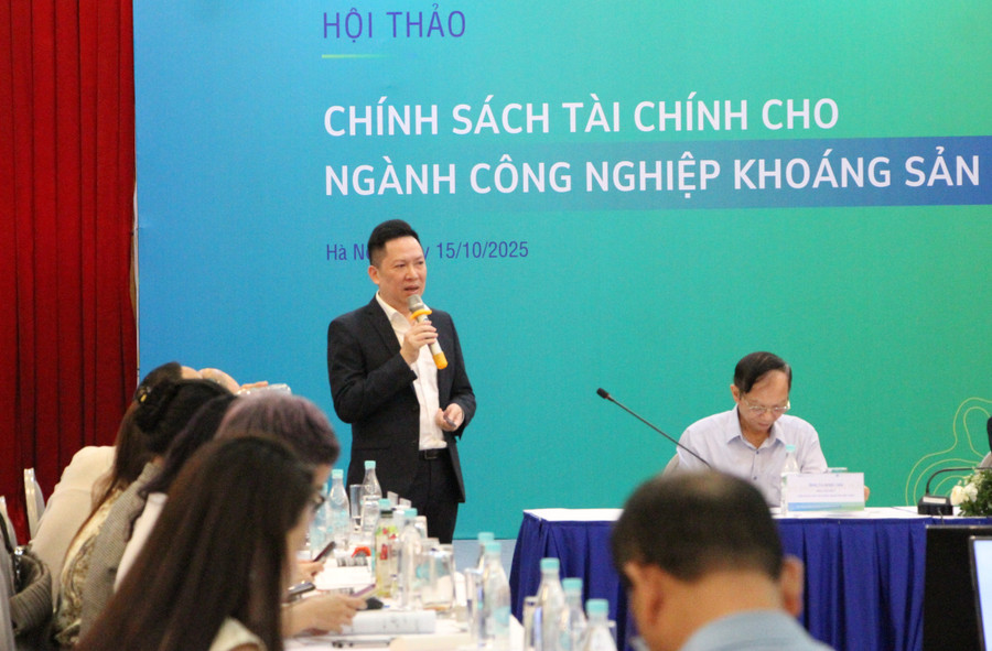 Ông Phan Chiến Thắng – Phó Tổng Giám đốc Công ty TNHH Khai thác Chế biến Khoáng sản Núi Pháo chia sẻ tại Hội thảo. ong-phan-chien-thang-pho-tong-giam-doc-cong-ty-tnhh-khai-thac-che-bien-khoang-san-nui-phao-chia-se-tai-hoi-thao-3033.jpg