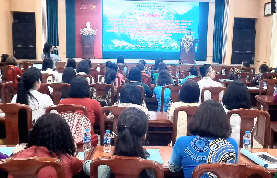 Sở GD&ĐT Thái Nguyên tổ chức hội nghị tổng kết việc thực hiện một số đề án về phát triển giáo dục mầm non. 