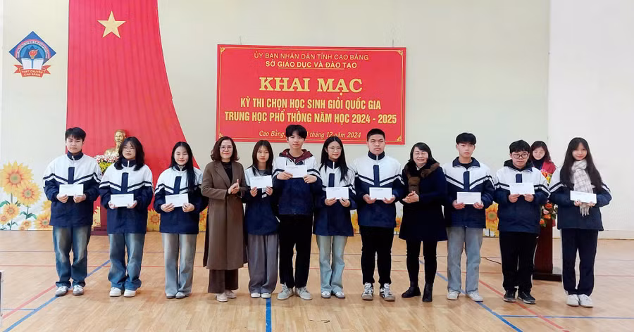 Cao Bằng giành kết quả đáng khích lệ về giải HS giỏi quốc gia