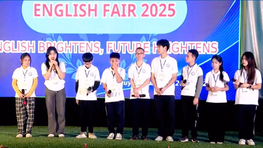 Khai mạc Hội trại tiếng Anh của Phòng GD&ĐT thành phố Thái Nguyên.
