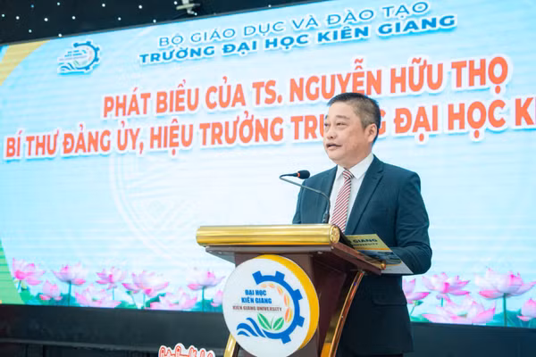TS Nguyễn Hữu Thọ, Hiệu trưởng Trường Đại học Kiên Giang.