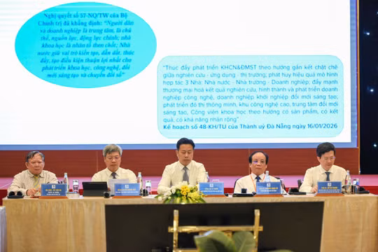 Hội thảo “Đẩy mạnh gắn kết “ba nhà” (Nhà nước - Đại học - Doanh nghiệp) do Đại học Đà Nẵng chủ trì. 