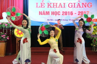 Thứ trưởng Bùi Văn Ga đánh trống khai giảng năm học mới tại Học viện Quản lý Giáo dục ảnh 7