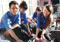 Thí sinh vui vẻ, thoải mái tự tin bước vào buổi thi cuối cùng ảnh 3 Thí sinh vui vẻ, thoải mái tự tin bước vào buổi thi cuối cùng ảnh 3