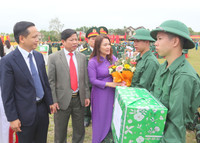 Anh em song sinh ở Quảng Trị cùng lên đường nhập ngũ