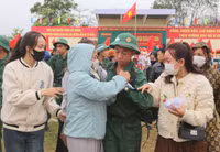 Anh em song sinh ở Quảng Trị cùng lên đường nhập ngũ