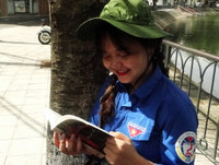 Phút thảnh thơi, đáng yêu của sinh viên tình nguyện ảnh 10