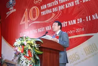 Trường Đại học Kinh tế - ĐHQG Hà Nội kỷ niệm 40 năm truyền thống ảnh 1