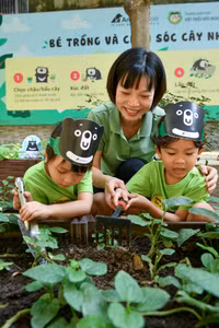 Lễ hội hóa trang bảo vệ gấu của học sinh mầm non Hà Nội