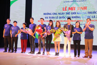 Nàng dâu trong “Sống chung với mẹ chồng” đi bộ kêu gọi mọi người không hút thuốc lá ảnh 5