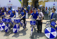 Nàng dâu trong “Sống chung với mẹ chồng” đi bộ kêu gọi mọi người không hút thuốc lá ảnh 7