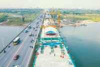 Gấp rút công tác chuẩn bị ngày hợp long Cầu Vĩnh Tuy giai đoạn 2