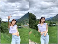 Nhan sắc xinh đẹp của nữ sinh Đại học Hà Nội đạt giải Á khôi Tây Bắc 