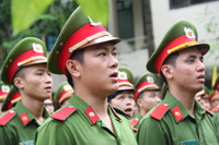 Sinh viên phòng cháy, chữa cháy rắn rỏi trong lễ khai giảng ảnh 6 Sinh viên phòng cháy, chữa cháy rắn rỏi trong lễ khai giảng ảnh 6