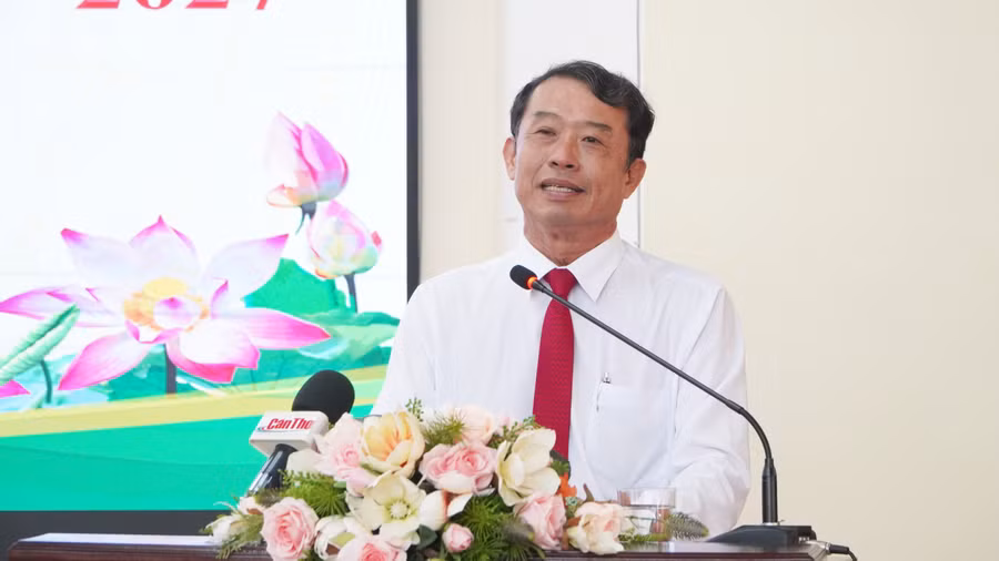 Ông Nguyễn Văn Khởi, Phó Chủ tịch UBND TP Cần Thơ, phát biểu chỉ đạo tại hội nghị.