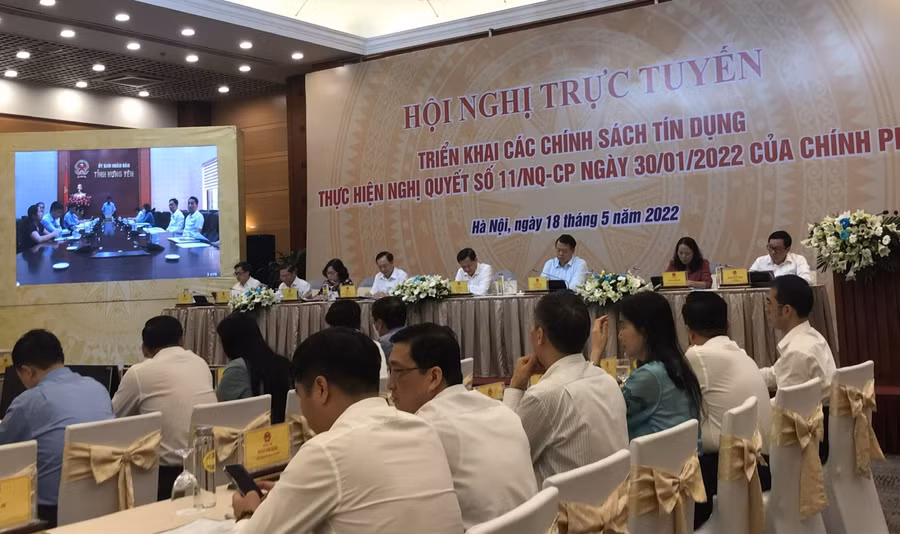 Đại diện các lãnh đạo bộ, ngành tham dự Hội nghị