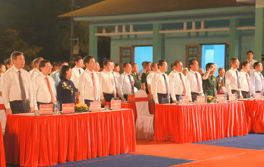Lãnh đạo Đảng, Nhà nước dự Lễ kỷ niệm 50 năm ngày ra mắt Trụ sở Chính phủ cách mạng lâm thời Cộng hòa miền Nam Việt Nam.