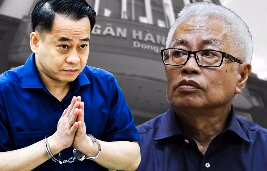 Phan Văn Anh Vũ (trái) và ông Trần Phương Bình.