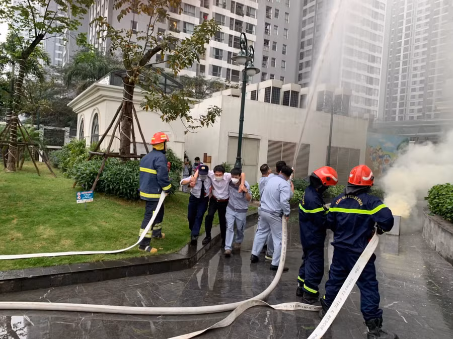 Đảm bảo an toàn phòng cháy chữa cháy tại chung cư ảnh 2