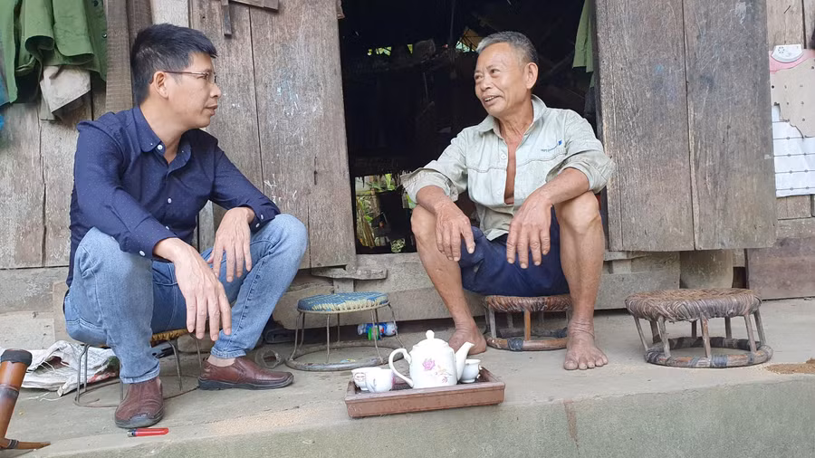 Nguyên Trưởng bản Sinh Tàn Đặng Văn Chăn chia sẻ về những đổi thay ở bản Sinh Tàn.