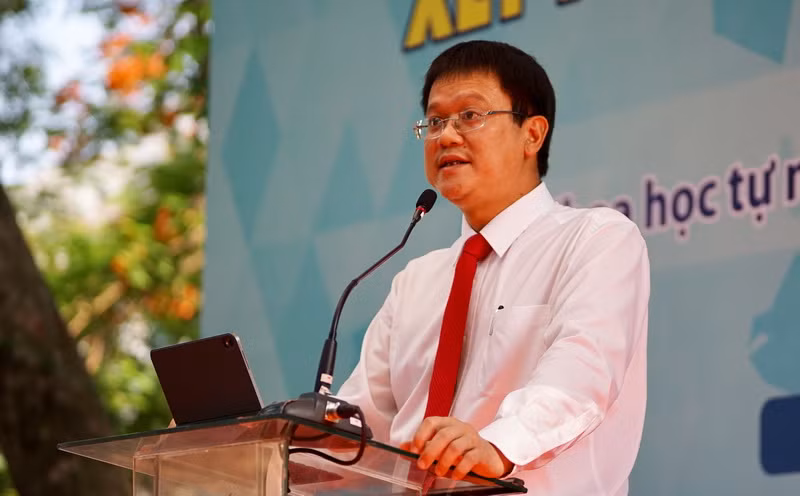 Thứ trưởng Lê Hải An phát biểu tại ngày hội