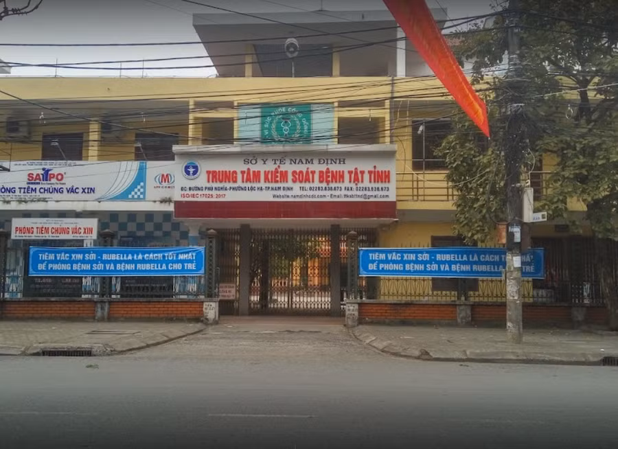 Trung tâm Kiểm sát bệnh tật tỉnh Nam Định.