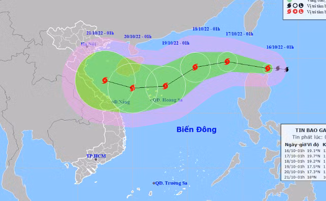 Hình ảnh về cơn bão NESAT.