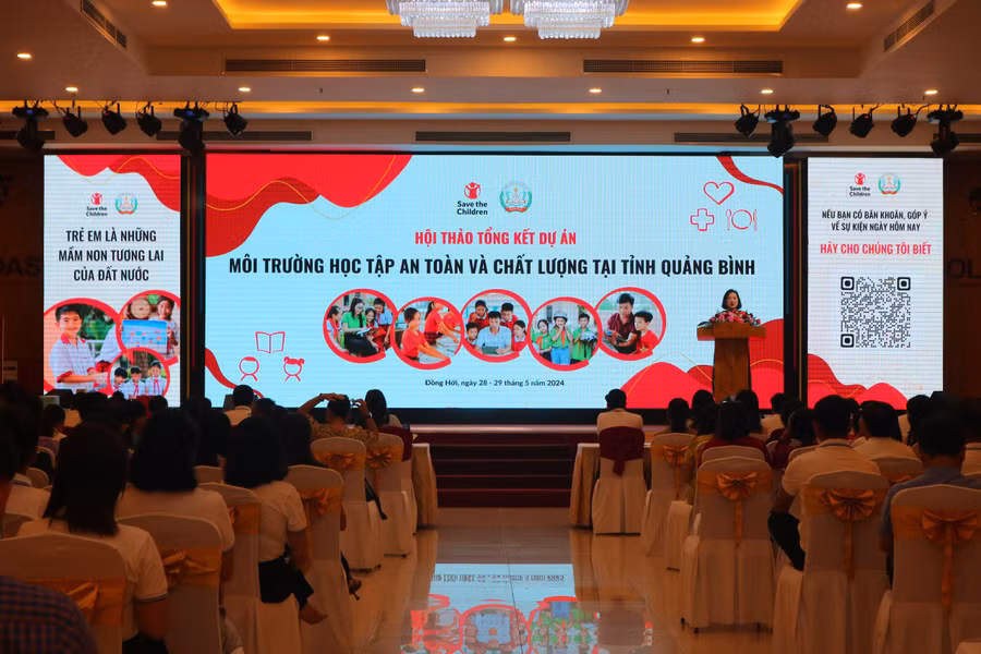Tổng kết Dự án “Môi trường học tập an toàn và chất lượng” tại Quảng Bình.