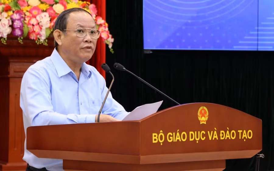 Ông Nguyễn Đức Thái, Chủ tịch Hội đồng thành viên Nhà xuất bản Giáo dục Việt Nam.