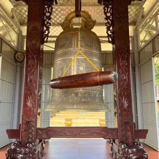 Tượng Phật và chuông của Thiền viện đều đã hoàn thiện, sẵn sàng cho lễ "An vị Phật"