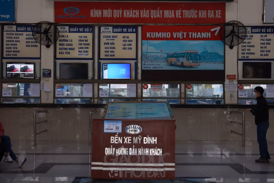 Nhiều bến xe ở Hà Nội đìu hiu những ngày cuối năm ảnh 2