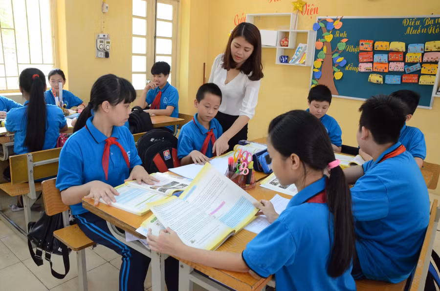 Từng bước hoàn hiện thể chế và chính sách có liên quan để thực hiện đổi mới căn bản, toàn diện GD-ĐT. Ảnh minh họa